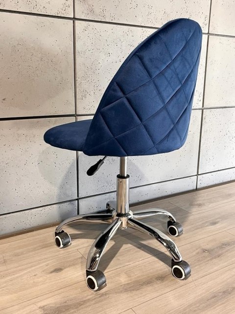 Krzesło obrotowe GLORIA OFFICE BLUE VELVET Krzesło obrotowe GLORIA OFFICE BLUE VELVET