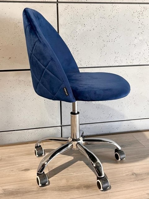 Krzesło obrotowe GLORIA OFFICE BLUE VELVET Krzesło obrotowe GLORIA OFFICE BLUE VELVET