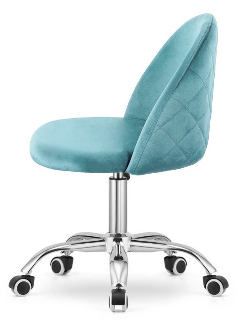 Krzesło obrotowe GLORIA OFFICE LIGHT BLUE VELVET Krzesło obrotowe GLORIA OFFICE LIGHT BLUE VELVET