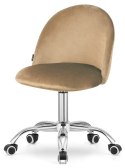 Krzesło obrotowe GLORIA OFFICE SAND VELVET