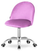 Krzesło obrotowe GLORIA OFFICE VIOLET VELVET