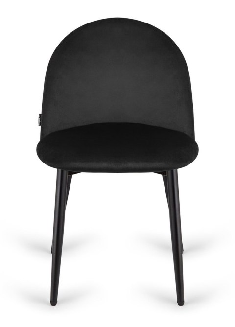 Krzesło tapicerowane GLORIA BLACK VELVET Krzesło tapicerowane GLORIA BLACK VELVET