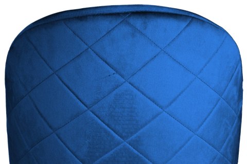 Krzesło tapicerowane GLORIA BLUE VELVET GOLD Krzesło tapicerowane GLORIA BLUE VELVET GOLD