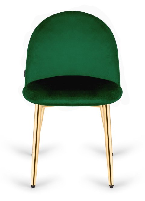 Krzesło tapicerowane GLORIA GREEN VELVET GOLD Krzesło tapicerowane GLORIA GREEN VELVET GOLD