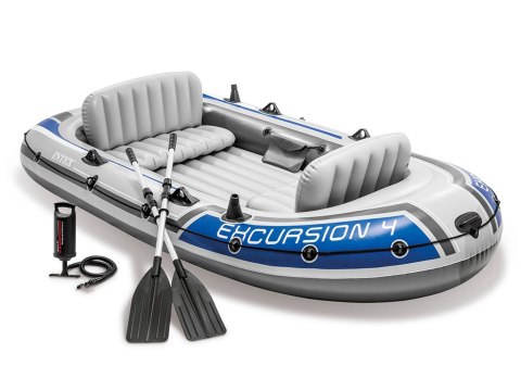 Ponton Excursion 4 Set 315 x 165 x 43 cm INTEX 68324 Ponton Excursion 4 Set 315 x 165 x 43 cm INTEX 68324