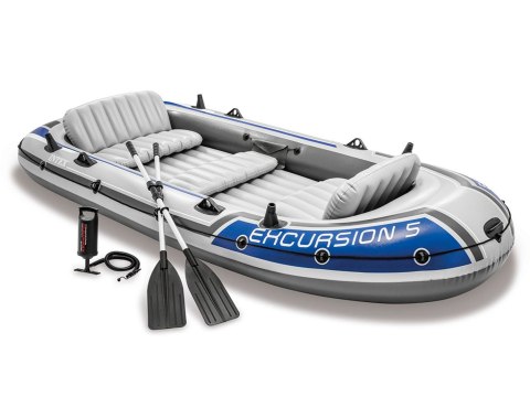 Ponton Excursion 5 Set 366 x 168 x 43 cm INTEX 68325 Ponton Excursion 5 Set 366 x 168 x 43 cm INTEX 68325