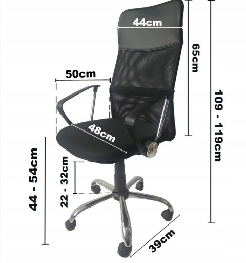Fotel obrotowy do biurka MODENA XL MESH Fotel obrotowy do biurka MODENA XL MESH