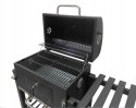 DUŻY GRILL WĘGLOWY Z ŻELIWNYM RUSZTEM I TERMOMETREM - IDEALNY NA ŚWIĘTA!