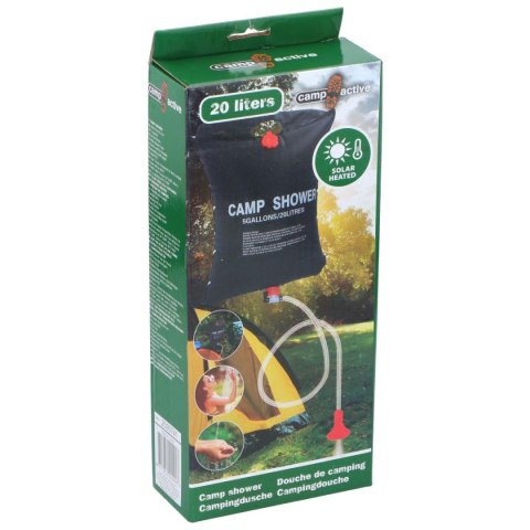 PRYSZNIC SOLARNY KEMPINGOWY TURYSTYCZNY 20L CAMP ACTIVE PRYSZNIC SOLARNY KEMPINGOWY TURYSTYCZNY 20L CAMP ACTIVE