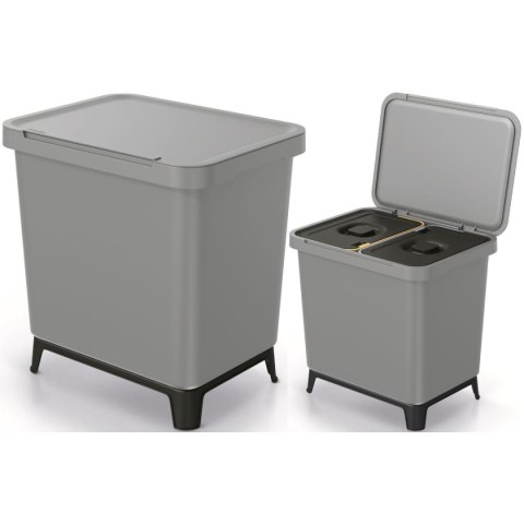 ŚMIETNIK KOSZE NA ŚMIECI SYSTEMA SORTIBOX 2W1 SMOOTH GRAY ŚMIETNIK KOSZE NA ŚMIECI SYSTEMA SORTIBOX 2W1 SMOOTH GRAY