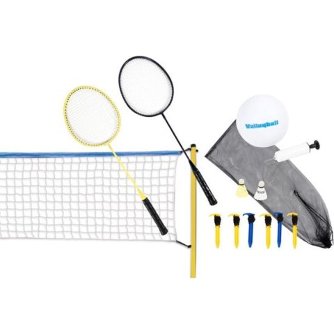 ZESTAW DO SIATKÓWKI I BADMINTON 7W1 SCATCH 310x168CM ZESTAW DO SIATKÓWKI I BADMINTON 7W1 SCATCH 310x168CM