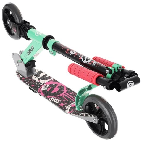 HULAJNOGA 145MM ENERO PRO KID RÓŻOWO ZIELONA HULAJNOGA 145MM ENERO PRO KID RÓŻOWO ZIELONA