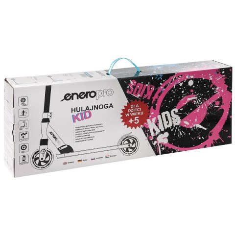 HULAJNOGA 145MM ENERO PRO KID RÓŻOWO ZIELONA HULAJNOGA 145MM ENERO PRO KID RÓŻOWO ZIELONA