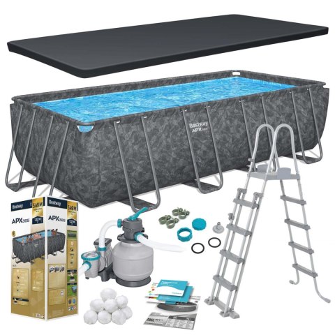 Basen stelażowy ogrodowy 549 x 274 x 132 cm 11w1 Bestway 561KA Basen stelażowy ogrodowy 549 x 274 x 132 cm 11w1 Bestway 561KA