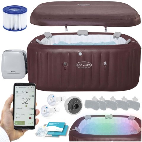 Dmuchane SPA Lay-Z Maldives Pro 7 osobowe Bestway 6001U Dmuchane SPA Lay-Z Maldives Pro 7 osobowe Bestway 6001U