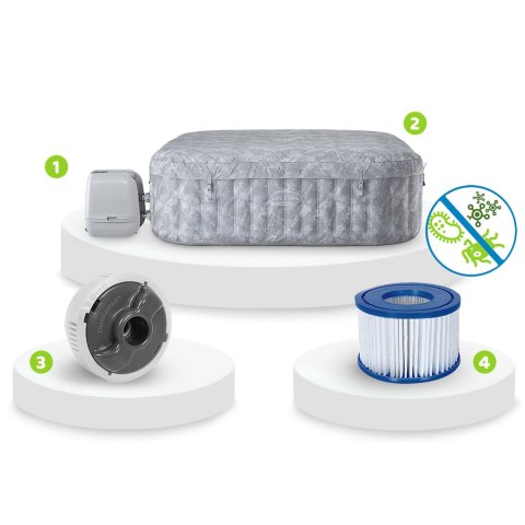 Dmuchane SPA Lay-Z San Francisco Pro 7 osobowe Bestway 6001Q Dmuchane SPA Lay-Z San Francisco Pro 7 osobowe Bestway 6001Q