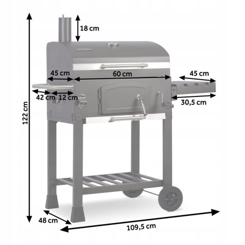 GRILL WĘGLOWY + ŻELIWNY RUSZT - IDEALNY NA SEZON GRILLOWY! GRILL WĘGLOWY + ŻELIWNY RUSZT - IDEALNY NA SEZON GRILLOWY!