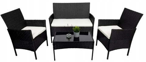 HIT! RATTANOWY ZESTAW OGRODOWY - SOFA + FOTELE + STÓŁ + GRUBE PODUSZKI HIT! RATTANOWY ZESTAW OGRODOWY - SOFA + FOTELE + STÓŁ + GRUBE PODUSZKI