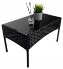 HIT! RATTANOWY ZESTAW OGRODOWY - SOFA + FOTELE + STÓŁ + GRUBE PODUSZKI