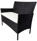 HIT! RATTANOWY ZESTAW OGRODOWY - SOFA + FOTELE + STÓŁ + GRUBE PODUSZKI