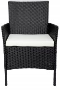 HIT! RATTANOWY ZESTAW OGRODOWY - SOFA + FOTELE + STÓŁ + GRUBE PODUSZKI
