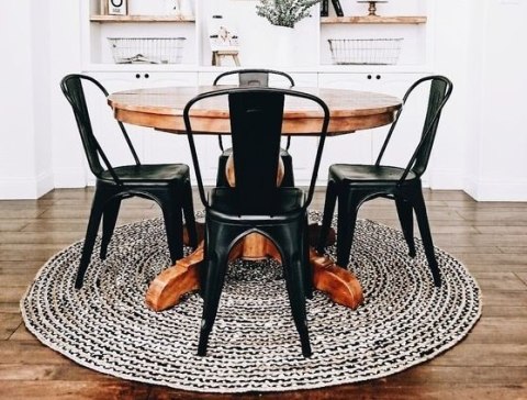 Krzesło metalowe loft CORSICA BLACK II GATUNEK Krzesło metalowe loft CORSICA BLACK II GATUNEK