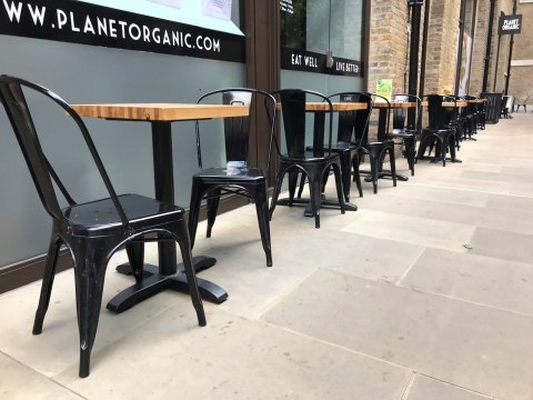 Krzesło metalowe loft CORSICA BLACK II GATUNEK Krzesło metalowe loft CORSICA BLACK II GATUNEK
