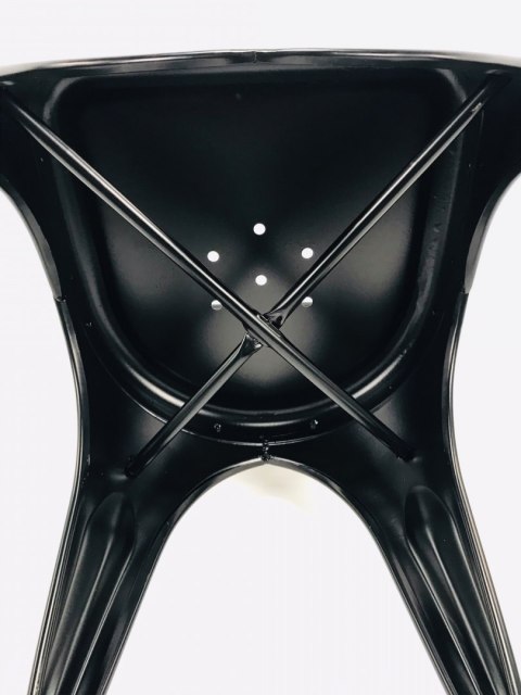Krzesło metalowe loft CORSICA BLACK II GATUNEK Krzesło metalowe loft CORSICA BLACK II GATUNEK