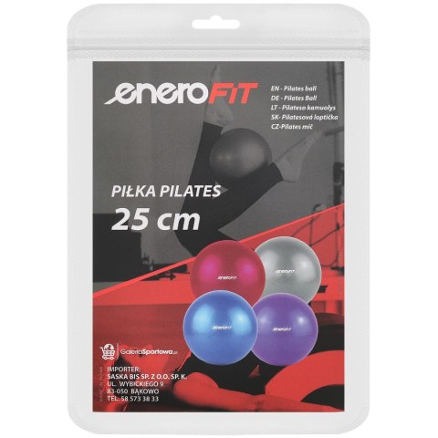 PIŁKA FITNESS PILATES 25CM SZARA ENERO FIT PIŁKA FITNESS PILATES 25CM SZARA ENERO FIT