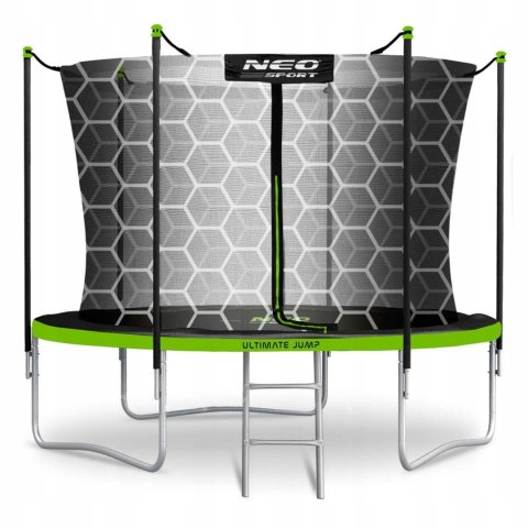 Trampolina ogrodowa 10ft/312cm z siatką wewnętrzną i drabinką Neo-Sport Trampolina ogrodowa 10ft/312cm z siatką wewnętrzną i drabinką Neo-Sport