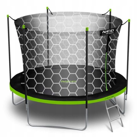 Trampolina ogrodowa 10ft/312cm z siatką wewnętrzną i drabinką Neo-Sport Trampolina ogrodowa 10ft/312cm z siatką wewnętrzną i drabinką Neo-Sport