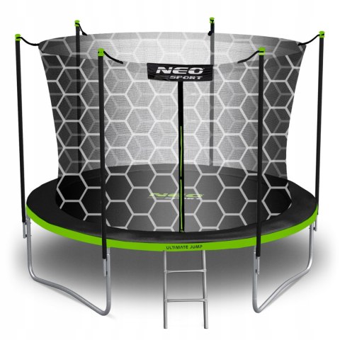 Trampolina ogrodowa 10ft/312cm z siatką wewnętrzną i drabinką Neo-Sport Trampolina ogrodowa 10ft/312cm z siatką wewnętrzną i drabinką Neo-Sport