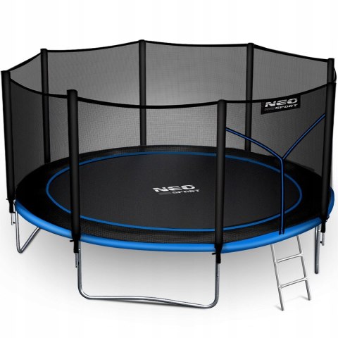 Trampolina ogrodowa 13ft/404cm z siatką zewnętrzną i drabinką Neo-Sport Trampolina ogrodowa 13ft/404cm z siatką zewnętrzną i drabinką Neo-Sport