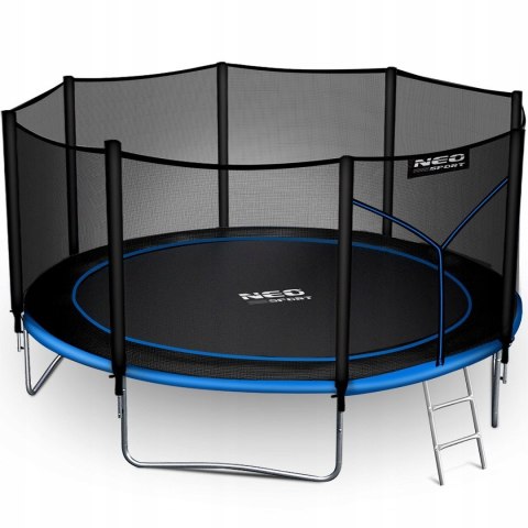 Trampolina ogrodowa 13ft/404cm z siatką zewnętrzną i drabinką Neo-Sport Trampolina ogrodowa 13ft/404cm z siatką zewnętrzną i drabinką Neo-Sport