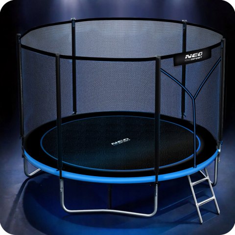Trampolina ogrodowa 8ft/252cm z siatką zewnętrzną i drabinką Neo-Sport Trampolina ogrodowa 8ft/252cm z siatką zewnętrzną i drabinką Neo-Sport