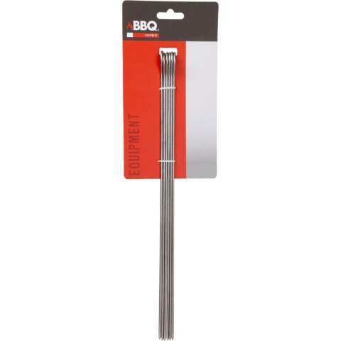 SZPIKULEC DO SZASZŁYKÓW 6SZT DŁ. 35,5CM STAL NIERDZEWNA SZPIKULEC DO SZASZŁYKÓW 6SZT DŁ. 35,5CM STAL NIERDZEWNA