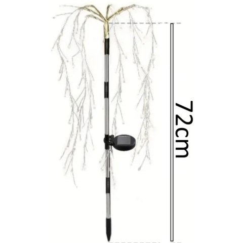 LAMPA SOLARNA DRZEWKO FAJERWERKI MULTICOLOR 72CM 120 LED LAMPA SOLARNA DRZEWKO FAJERWERKI MULTICOLOR 72CM 120 LED