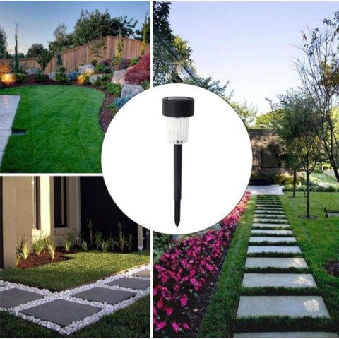LAMPA SOLARNA PLASTIKOWA 4,5x31CM LED- KPL.4SZT LAMPA SOLARNA PLASTIKOWA 4,5x31CM LED- KPL.4SZT