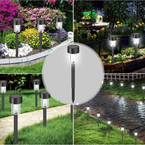 LAMPA SOLARNA PLASTIKOWA 4,5x31CM LED- KPL.4SZT LAMPA SOLARNA PLASTIKOWA 4,5x31CM LED- KPL.4SZT