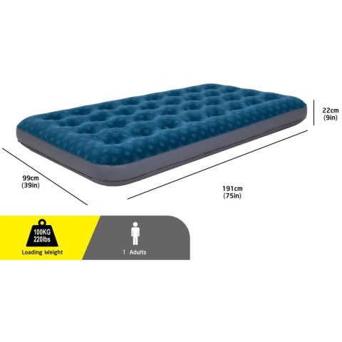 MATERAC FLOKOWANY 1-OSOBOWY Z NADRUKIEM 3D 191x99x22CM 24502 MATERAC FLOKOWANY 1-OSOBOWY Z NADRUKIEM 3D 191x99x22CM 24502