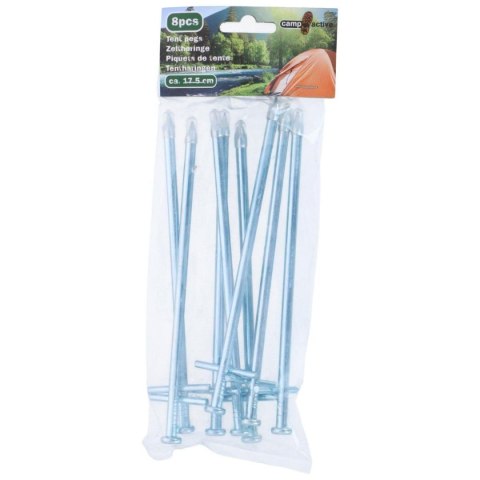 ŚLEDZIE DO NAMIOTU 17,5CM KPL. 8SZT METAL CAMP ACTIVE ŚLEDZIE DO NAMIOTU 17,5CM KPL. 8SZT METAL CAMP ACTIVE