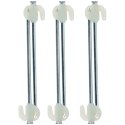 ŚLEDZIE DO NAMIOTU 21CM KPL. 6SZT METAL PLASTIK ŚWIECĄCE W NOCY CAMP ACTIVE