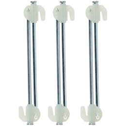 ŚLEDZIE DO NAMIOTU 21CM KPL. 6SZT METAL PLASTIK ŚWIECĄCE W NOCY CAMP ACTIVE