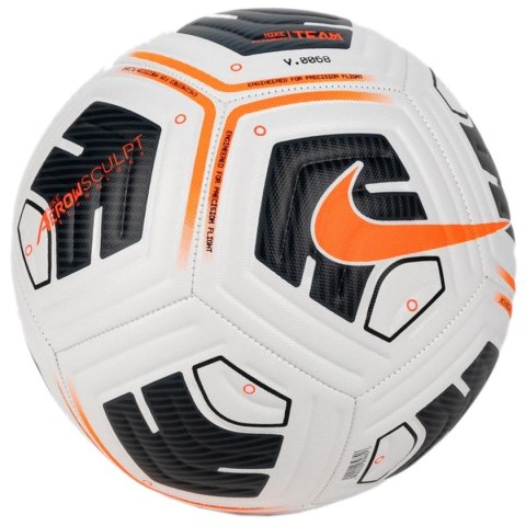 PIŁKA NOŻNA NIKE ACADEMY WHITE/BLACK/TOTAL ORANGE R.4 PIŁKA NOŻNA NIKE ACADEMY WHITE/BLACK/TOTAL ORANGE R.4