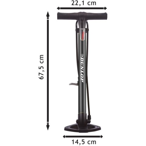 POMPKA WARSZTATOWO ROWEROWA DUNLOP 174psi (12bar) POMPKA WARSZTATOWO ROWEROWA DUNLOP 174psi (12bar)