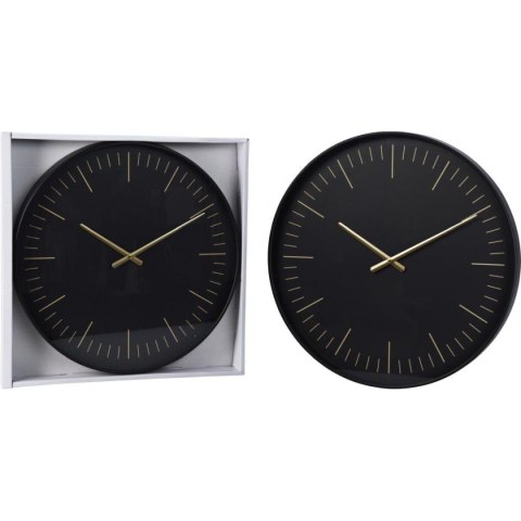 ZEGAR ŚCIENNY 50CM BLACK GOLD EXCELLENT HOUSEWERE ZEGAR ŚCIENNY 50CM BLACK GOLD EXCELLENT HOUSEWERE