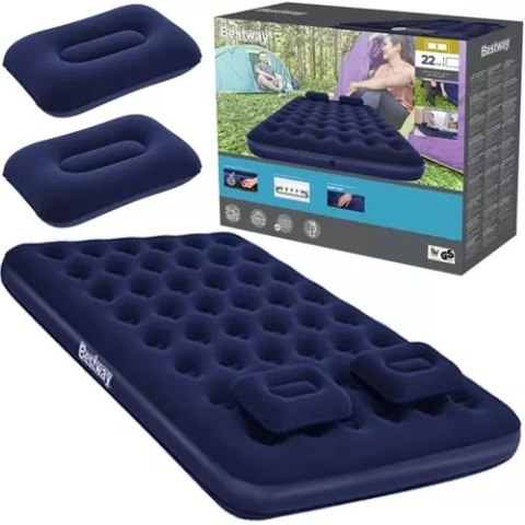 Materac dwuosobowy z pompką - BESTWAY 67374 Materac dwuosobowy z pompką - BESTWAY 67374
