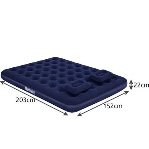 Materac dwuosobowy z pompką - BESTWAY 67374 Materac dwuosobowy z pompką - BESTWAY 67374
