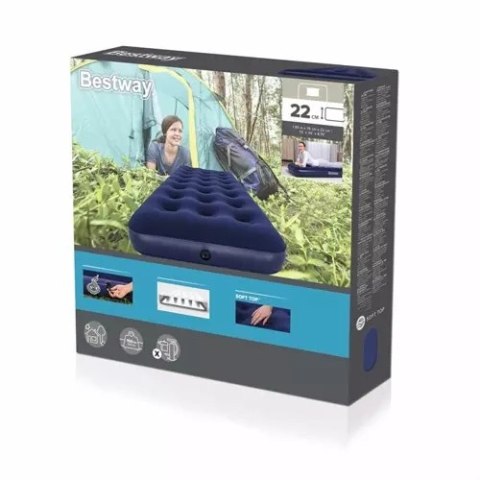 Materac pojedynczy 185x76x22cm - BESTWAY 67000 Materac pojedynczy 185x76x22cm - BESTWAY 67000
