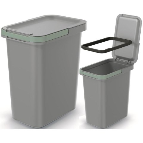 ŚMIETNIK KOSZE NA ŚMIECI 12 L SYSTEMA SORTIBOX SMOOTH GRAY ŚMIETNIK KOSZE NA ŚMIECI 12 L SYSTEMA SORTIBOX SMOOTH GRAY